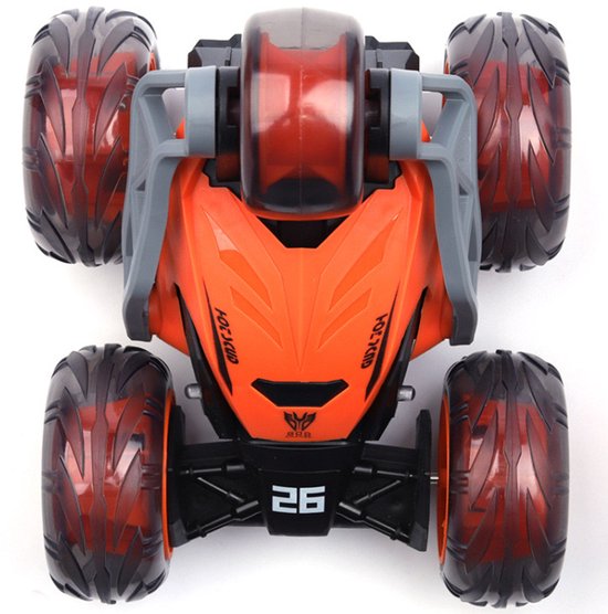 RC Stuntauto met 360Β° Rotatie β Dubbelzijdig Rijden, Flip Stunts & Afstandsbediening β Binnen & Buiten Speelgoedauto β Oplaadbaar