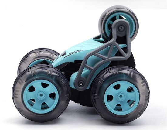 RC Stuntauto met 360Β° Rotatie β Dubbelzijdig Rijden, Flip Stunts & Afstandsbediening β Binnen & Buiten Speelgoedauto β Oplaadbaar